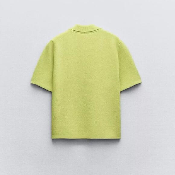 ZARA BLOGGERS’ FAVORITE BASIC SHORT SLEEVE KNIT CARDIGAN Sizes S ,LNEW WITH TAG! - Picture 2 of 15